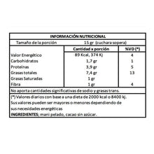 Cargar imagen en el visor de la galería, Crema de maní - Chocolate 190 g